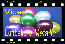 Video: Luftballons in Metallicfarben vom Ballonsupermarkt