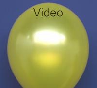Video: Luftballon Metallic Gelb