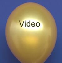 Video: Luftballon Metallic Gold