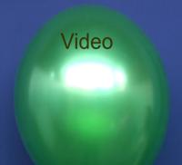 Video: Luftballon Metallic Grün