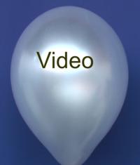 Video: Luftballon Metallic Silber